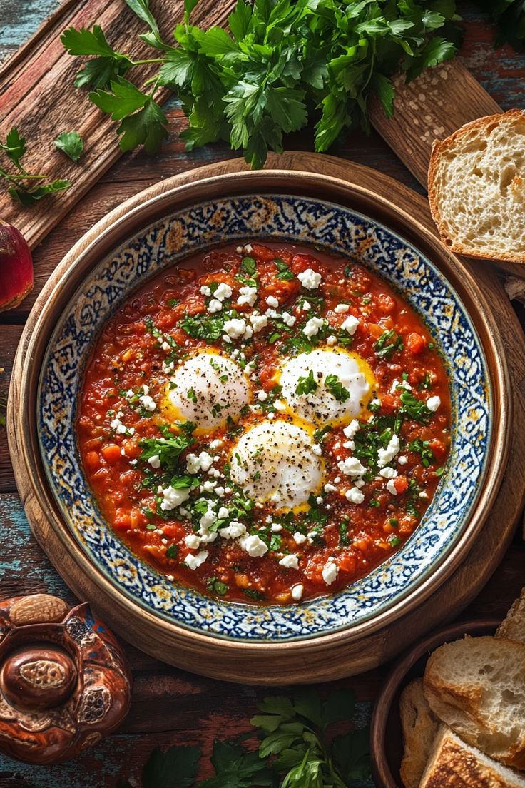A plate of shakshuka